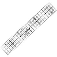 QUILTING RULERS,YELLOW METRIC 3X15CM - M0315YW